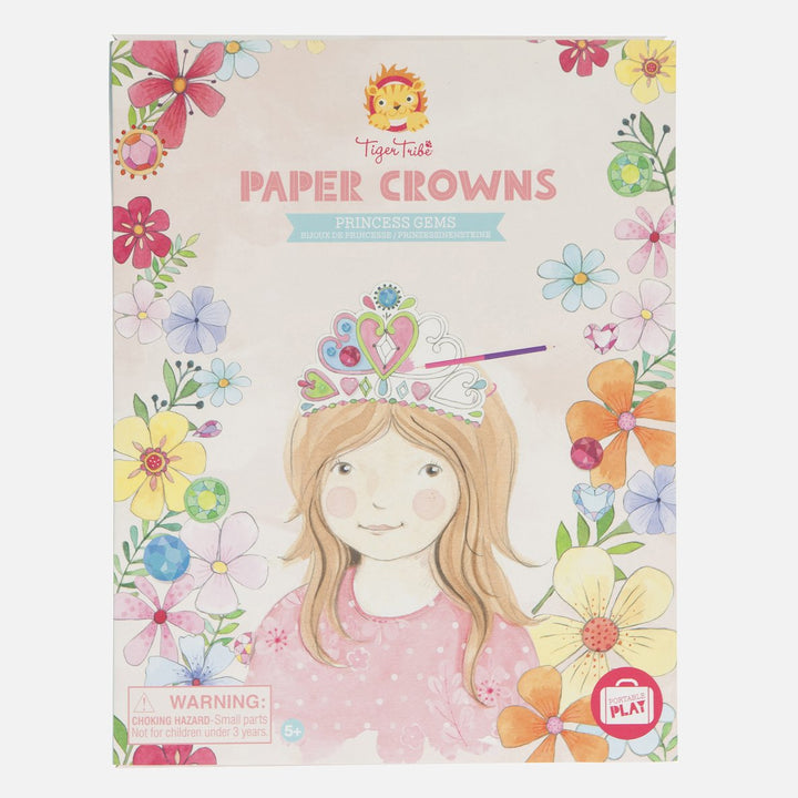 Tiger Tribe Paper Crowns Princess Gems Merchants Homewares