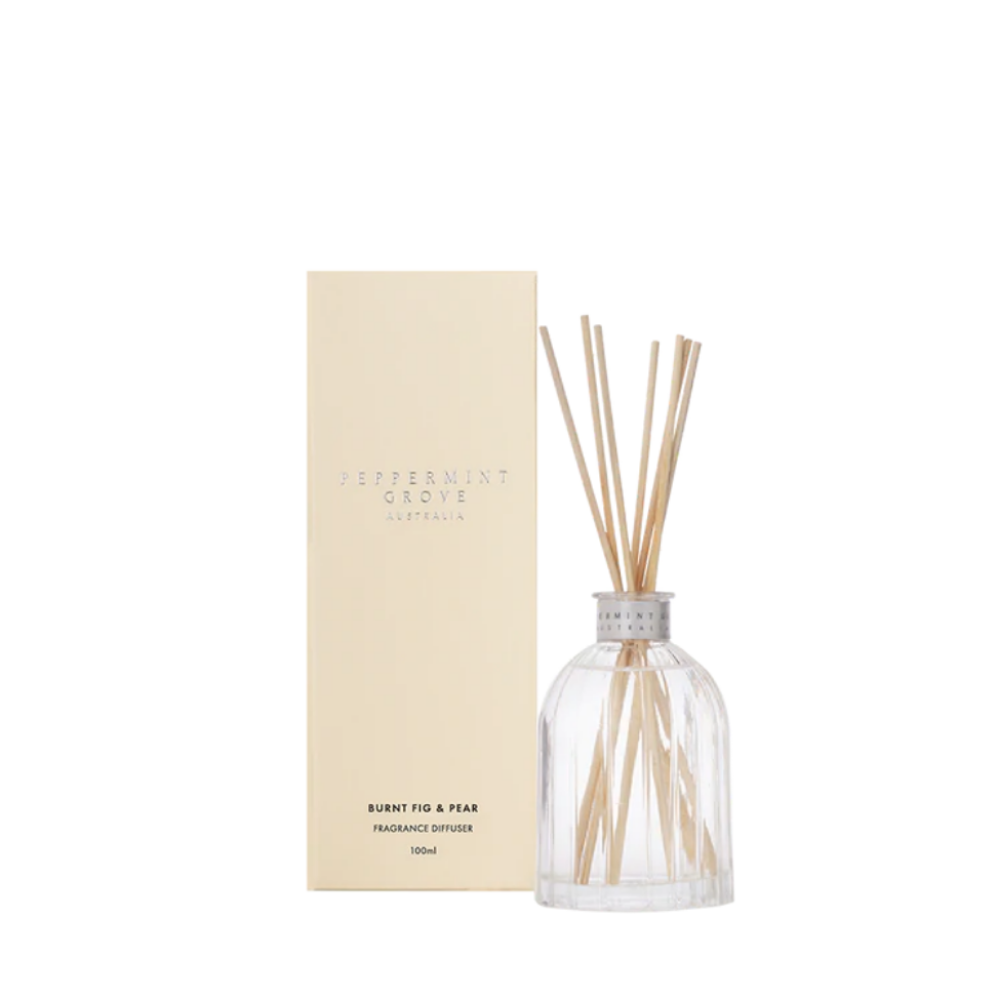 Peppermint Grove Burnt Pear & Fig Diffuser 100ml | Merchants Homewares