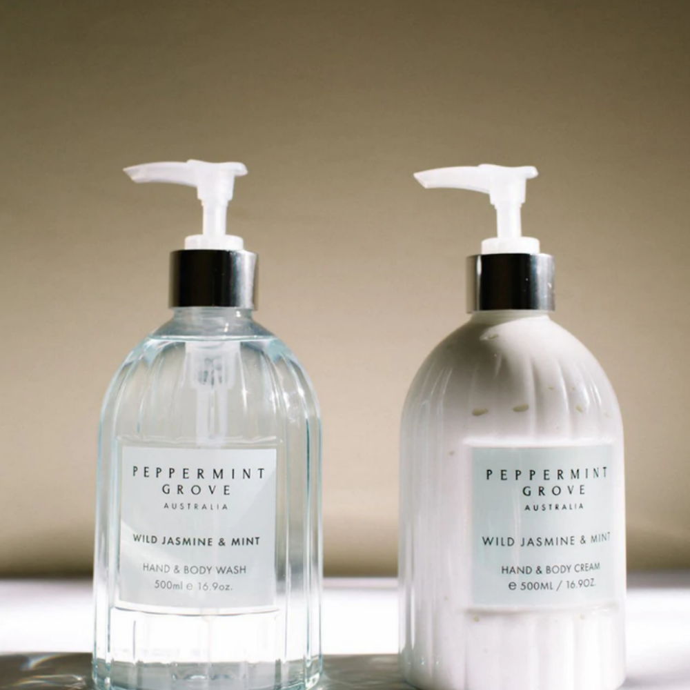 Peppermint Grove Wild Mint & Jasmine Hand & Body Wash Lifestyle | Merchants Homewares