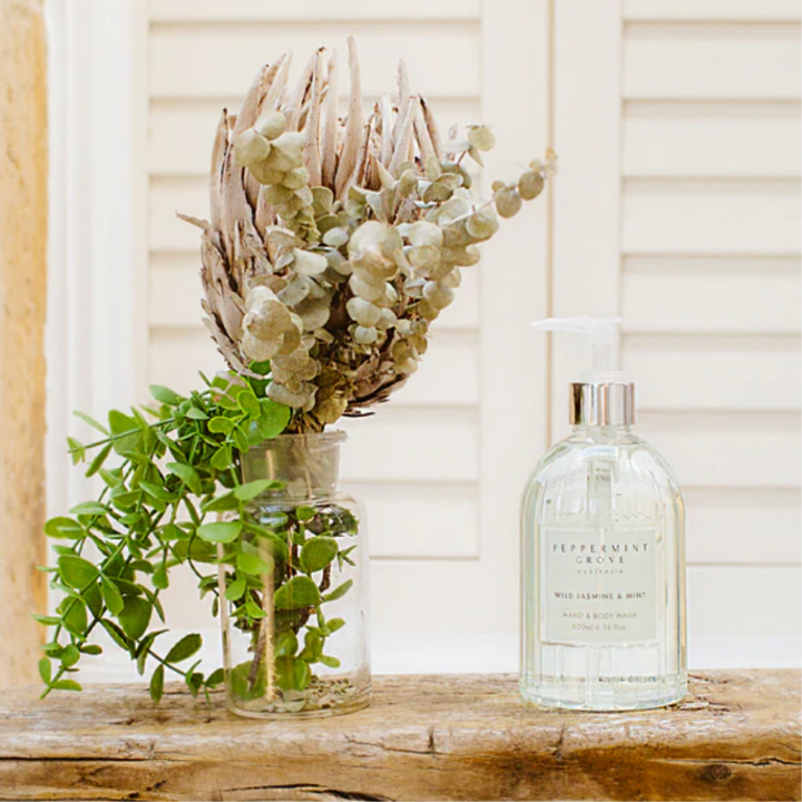 Peppermint Grove Wild Mint & Jasmine Hand & Body Wash Lifestyle | Merchants Homewares