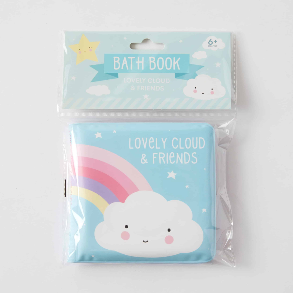 Pilbeam A Little Lovely Company Cloud & Friends Bath Book Packaged | Merchants Homewares
