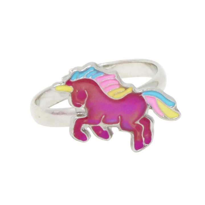 Pink Poppy Rainbow Fantasy Mood Rings Unicorn Body | Merchants Homewares