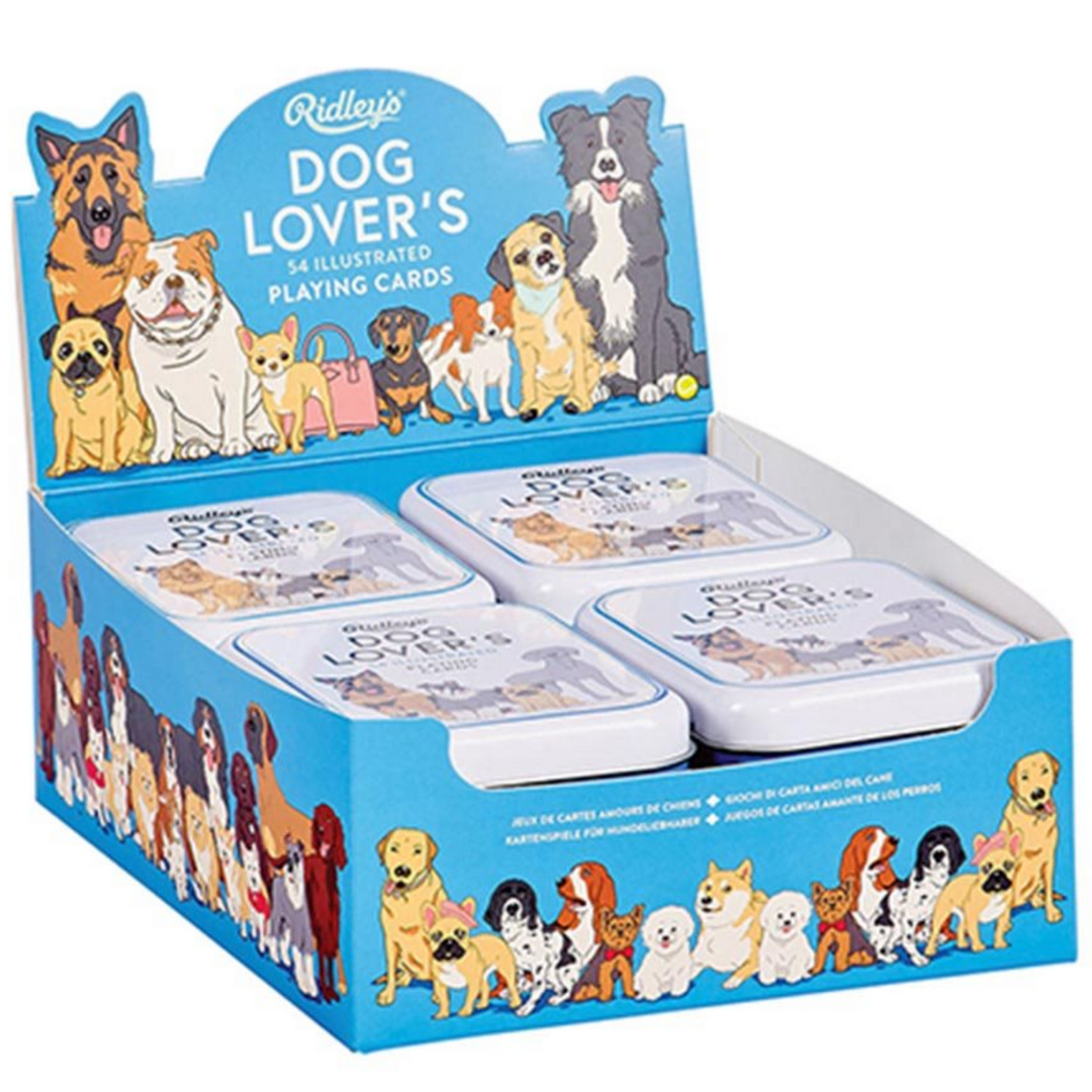 Ridley's Games Dog Lover's Playing Cards packaged | Merchants Homewares