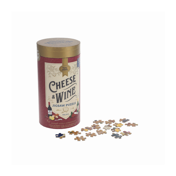 Ridley's Games Cheese & Wine Puzzle 500pc Lifestyle | Merchants Homewares