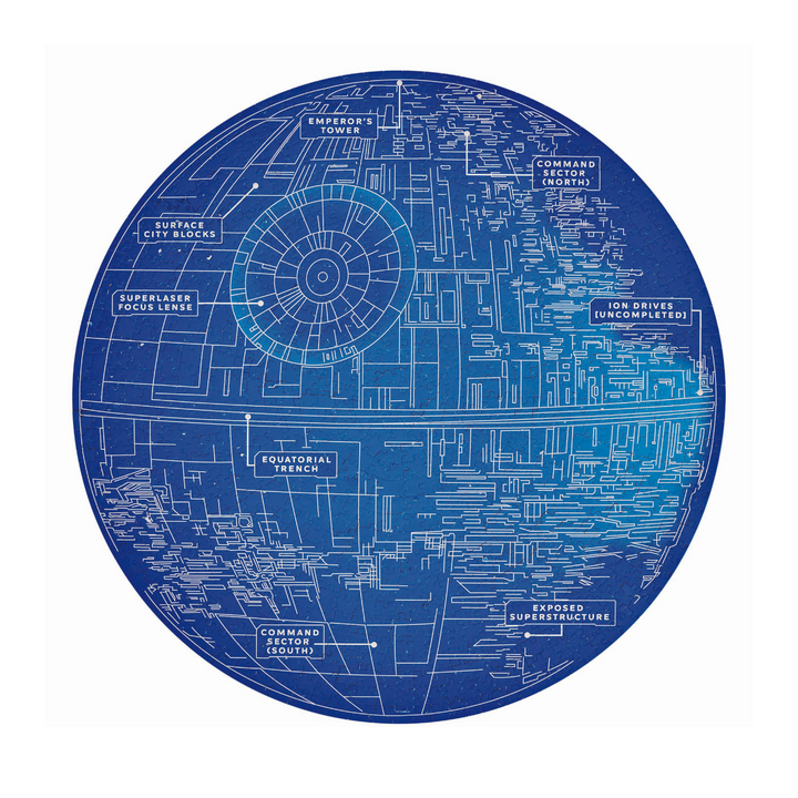 Ridley's Games Star Wars Death Star Puzzle 1000pc Puzzle Other Side | Merchants Homewares