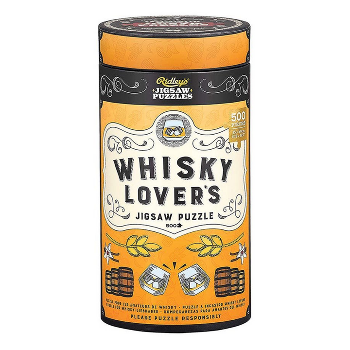 Ridley's Games Whisky Lover's Puzzle 500pc packaged | Merchants Homewares