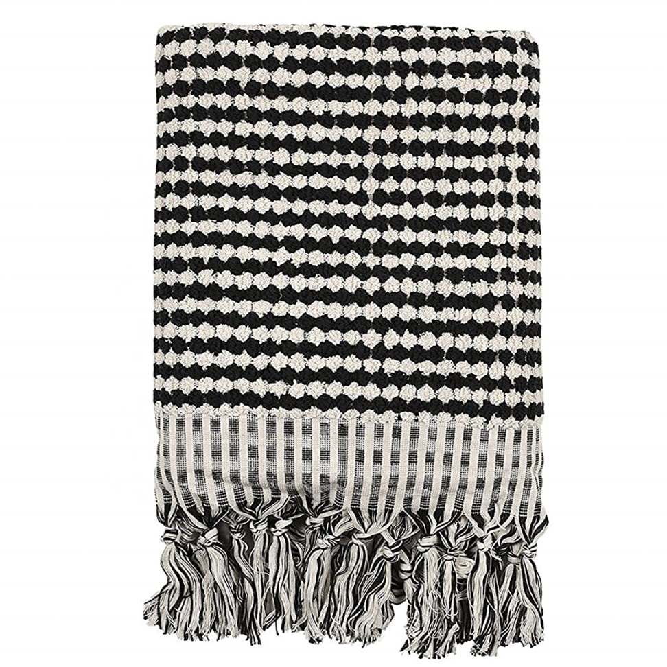 Seven Seas | Luxury  Range |  Pom Pom |  Black  | Merchant Homewares