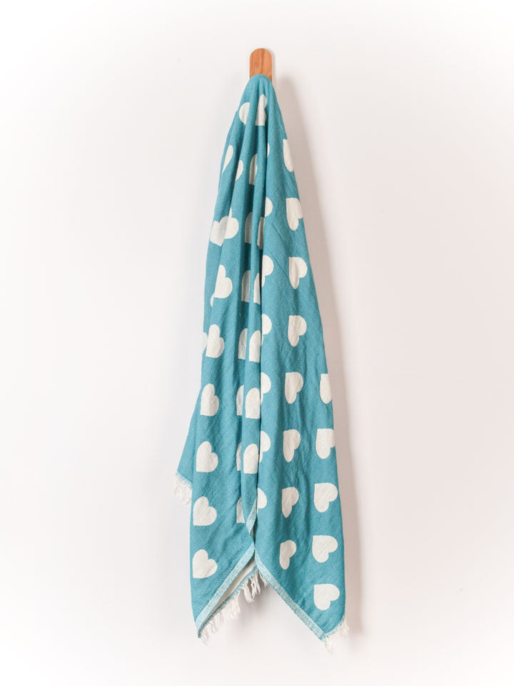 Seven Seas | Premium  Range | Hearts | Marine Mint | Merchant Homewares