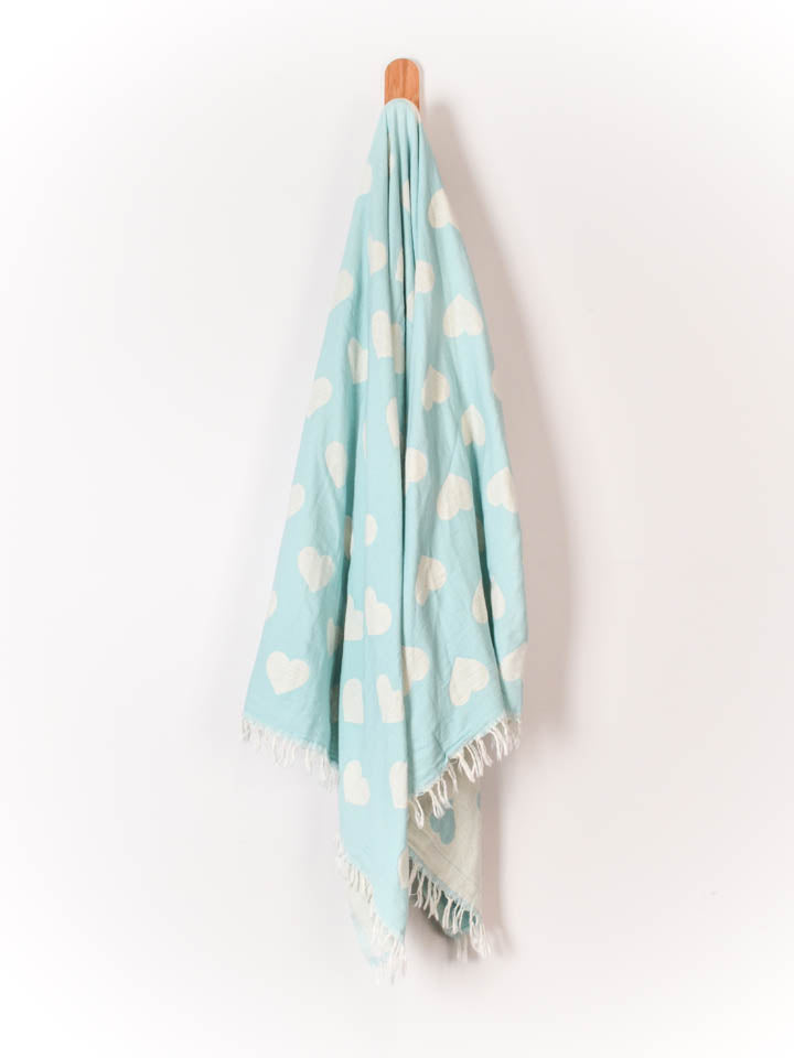 Seven Seas | Premium  Range | Hearts | Teal | Merchant Homewares