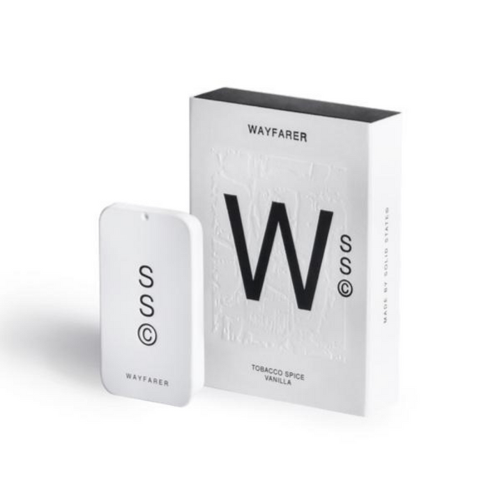 Solid State Wayfarer Tobacco Spice & Vanilla open and packaged | Merchants Homewares