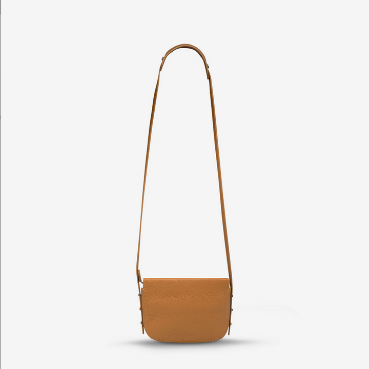 Status Anxiety In Her Command Tan Back Hung From Strap | Merchants Homewares