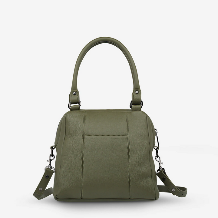 Status Anxiety Last Mountains Bag Khaki Back | Merchants Homewares