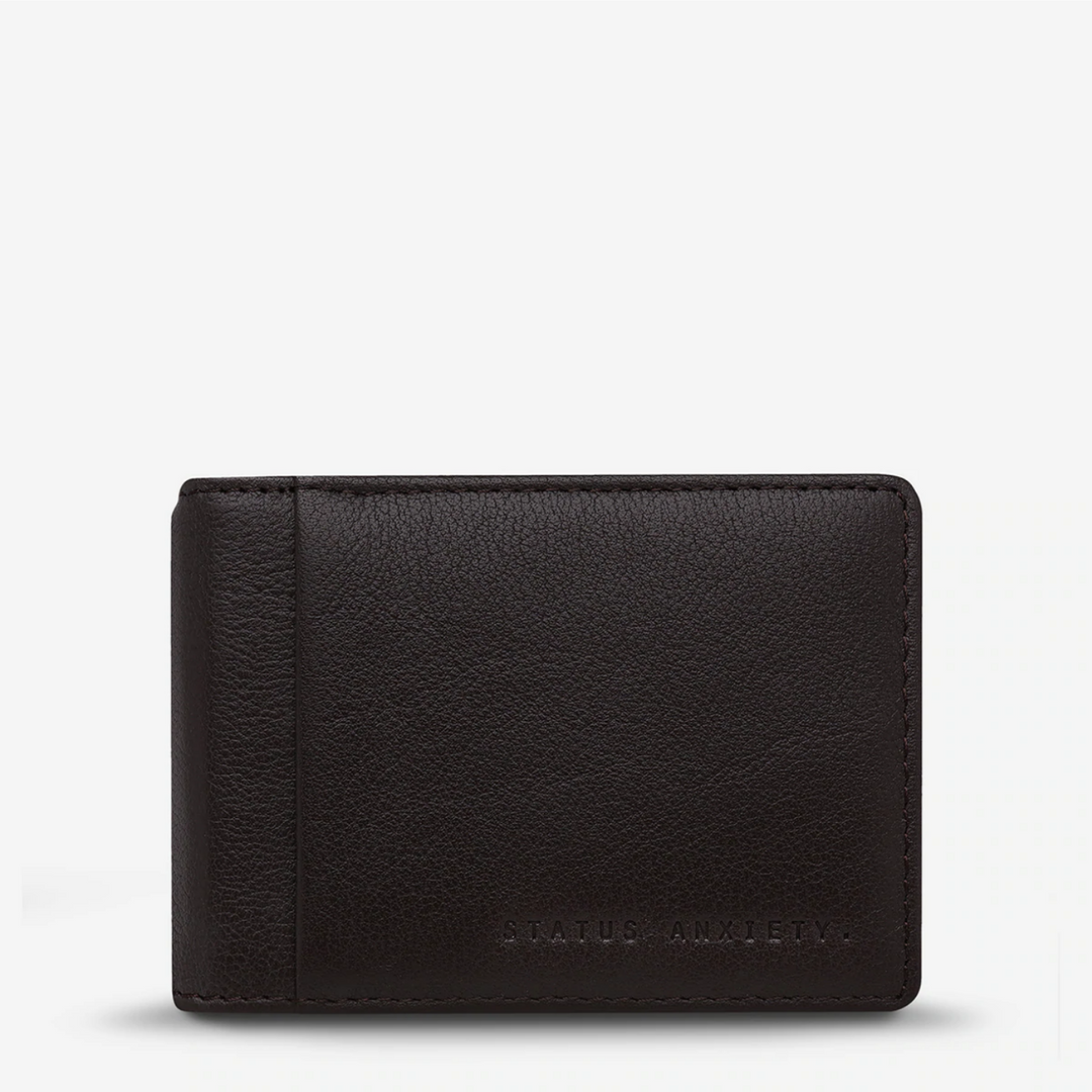 Status Anxiety Melvin Wallet Chocolate | Merchants Homewares