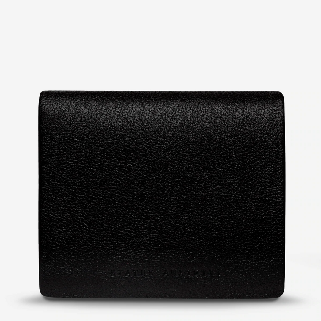 Status Anxiety Nathaniel Wallet Black | Merchants Homewares