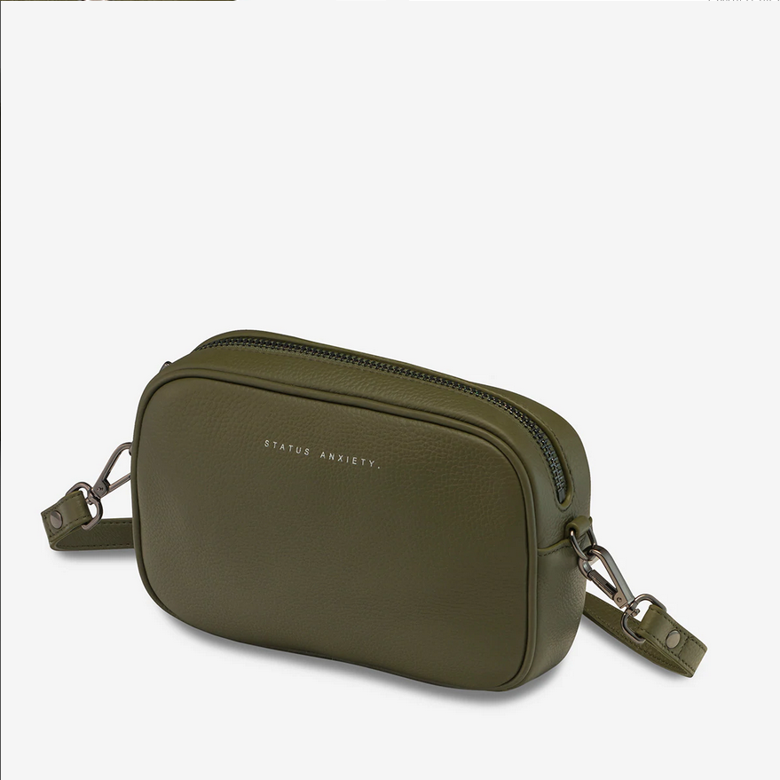 Status Anxiety Plunder Bag Khaki Front | Merchants Homewares 