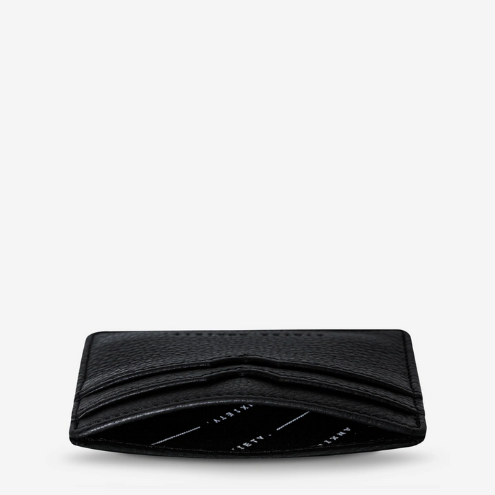 Status Anxiety Together For Now Wallet Black Open | Merchants Homewares