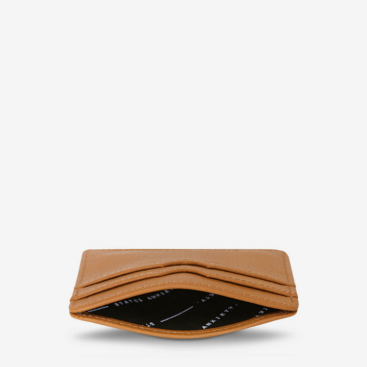 Status Anxiety Together For Now Wallet Tan Open | Merchants Homewares
