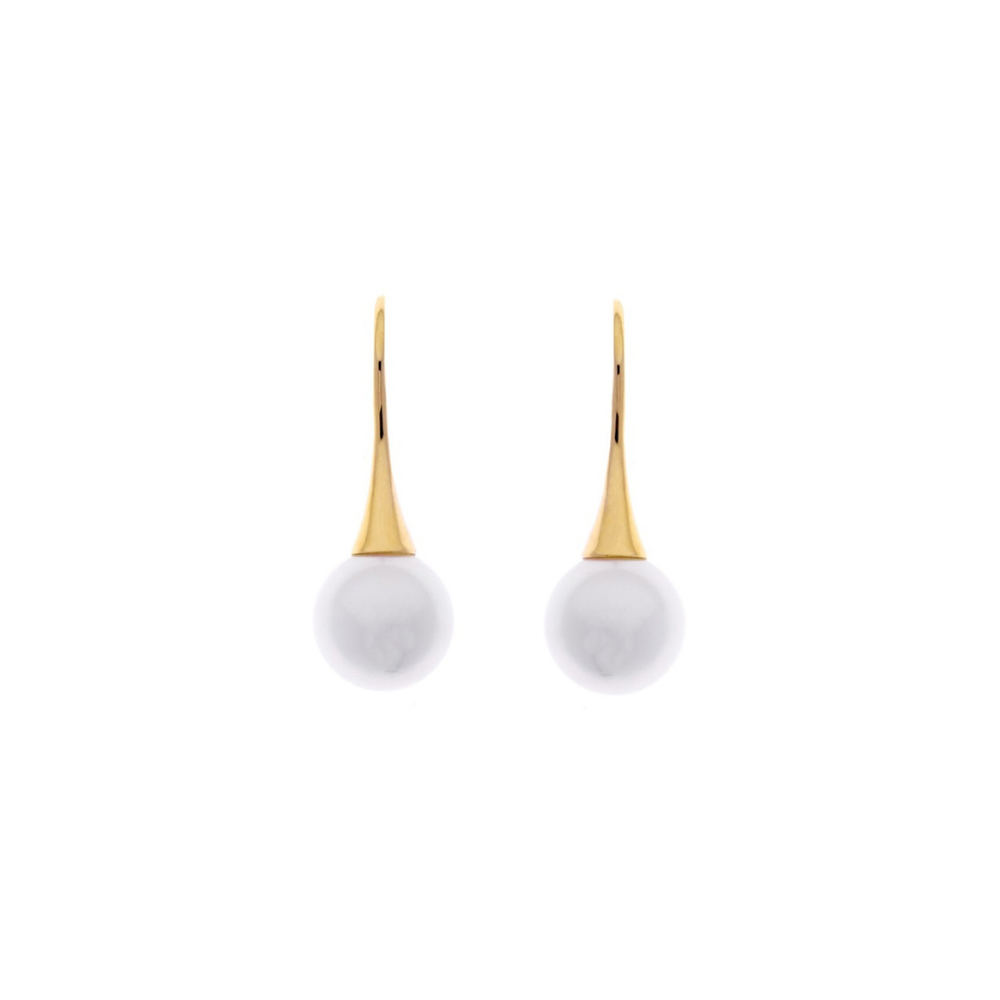 Sybella Jewellery Bella Gold Pearl Drop Earrings | Merchants Homewares
