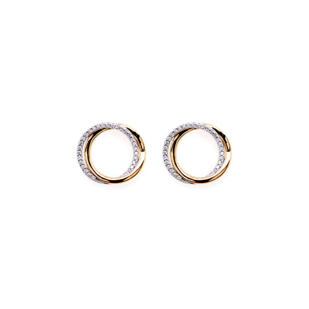 Sybella Jewellery Thea Two Tone Gold Earrings | Merchants Homewares