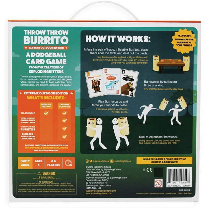 Throw Throw Burrito Extreme Outdoor Edition packaged | Merchants Homewares