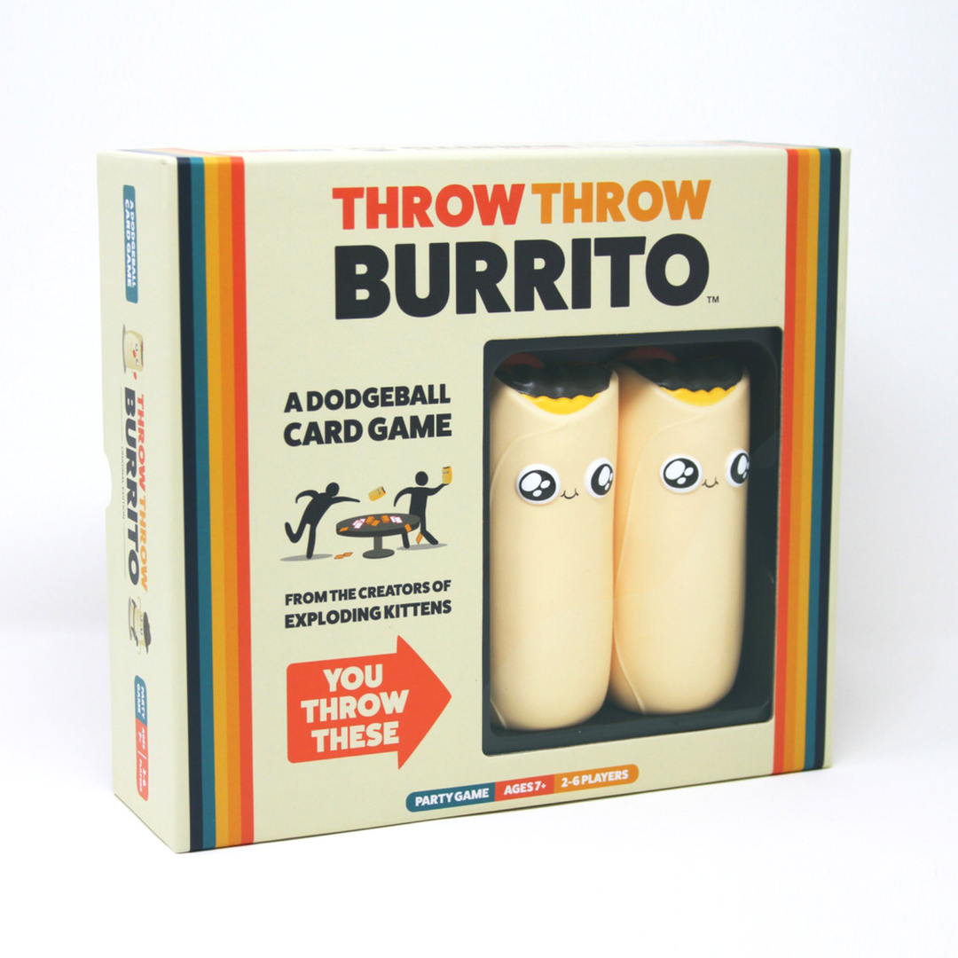 Throw Throw Burrito Dodgeball Card Game packaged | Merchants Homewares