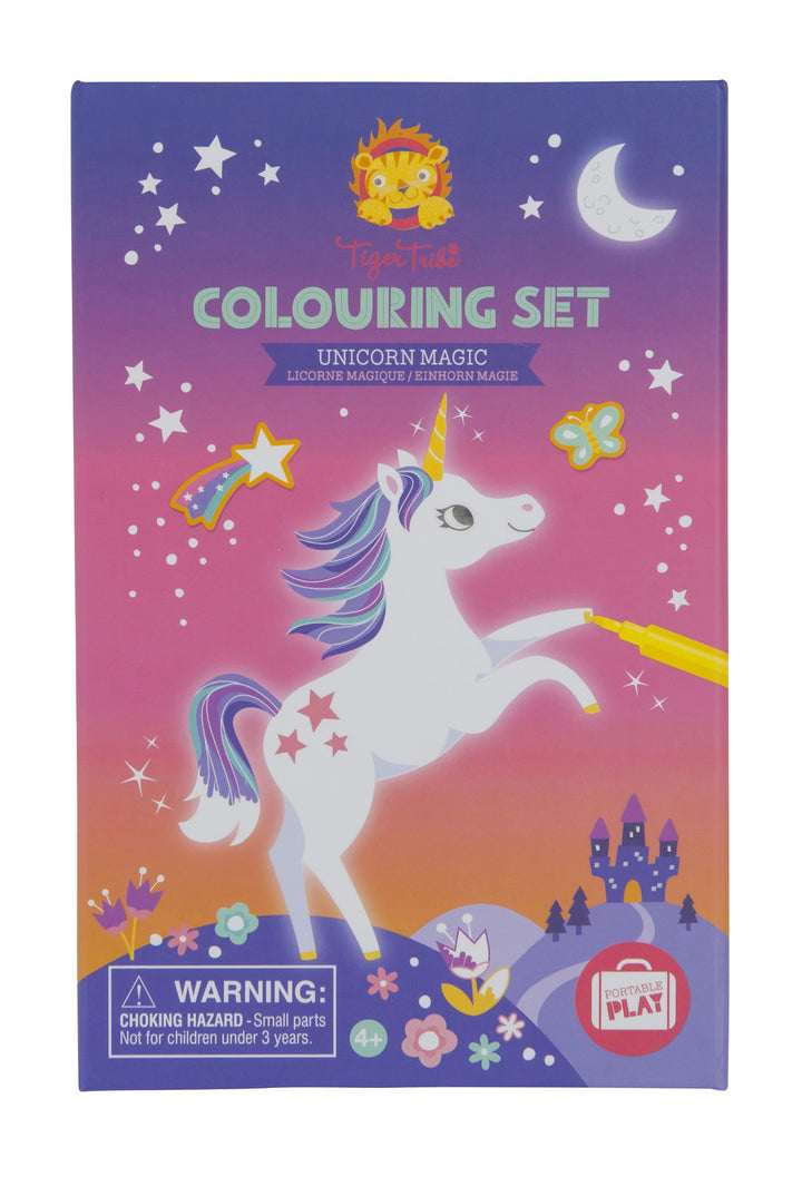 Tiger Tribe | Unicorn Magic | Colouring Set | merchant Homewares