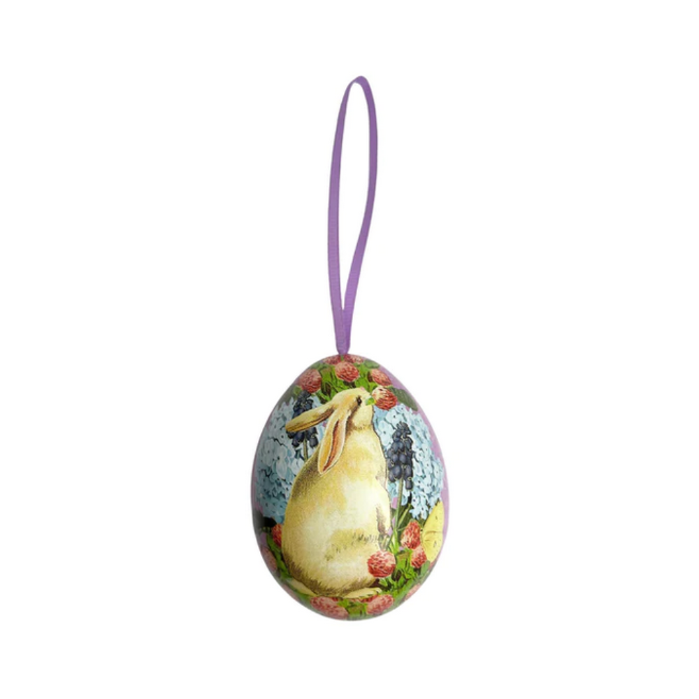 Tinco Madame Treacle Small Hanging Egg Tin Purple | Merchants Homewares