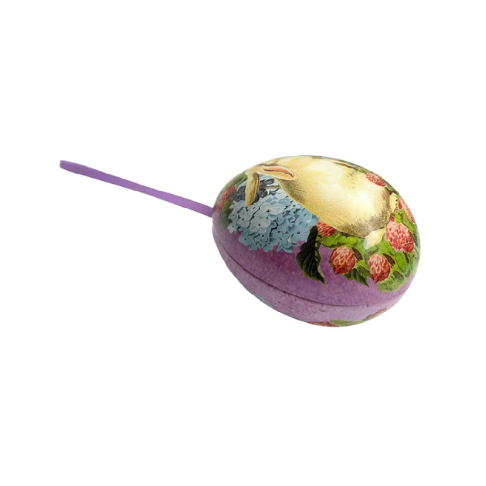 Tinco Madame Treacle Small Hanging Egg Tin Purple | Merchants Homewares