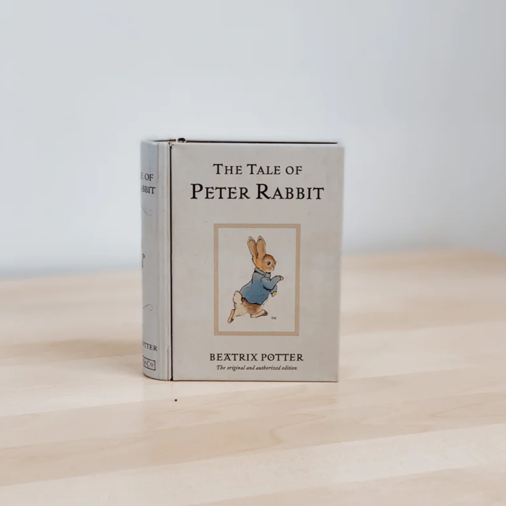 Tinco Peter Rabbit Book Shape Tin | Merchants Homewares