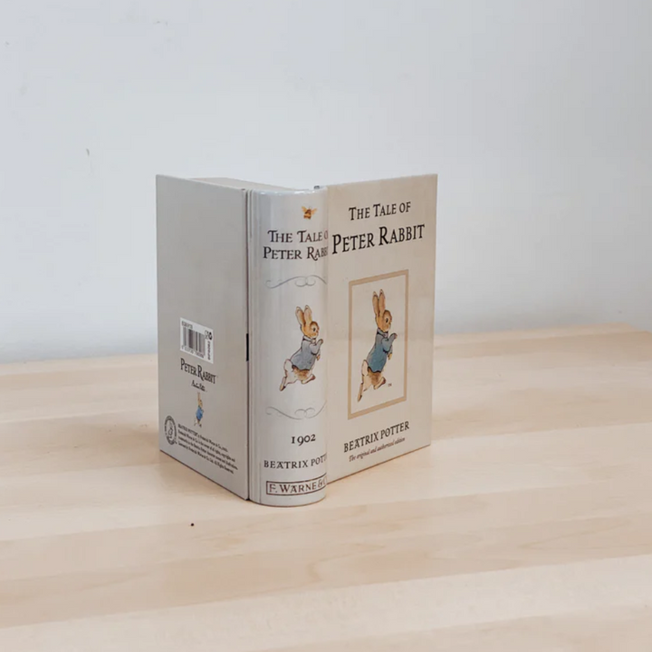 Tinco Peter Rabbit Book Shape Tin Open | Merchants Homewares