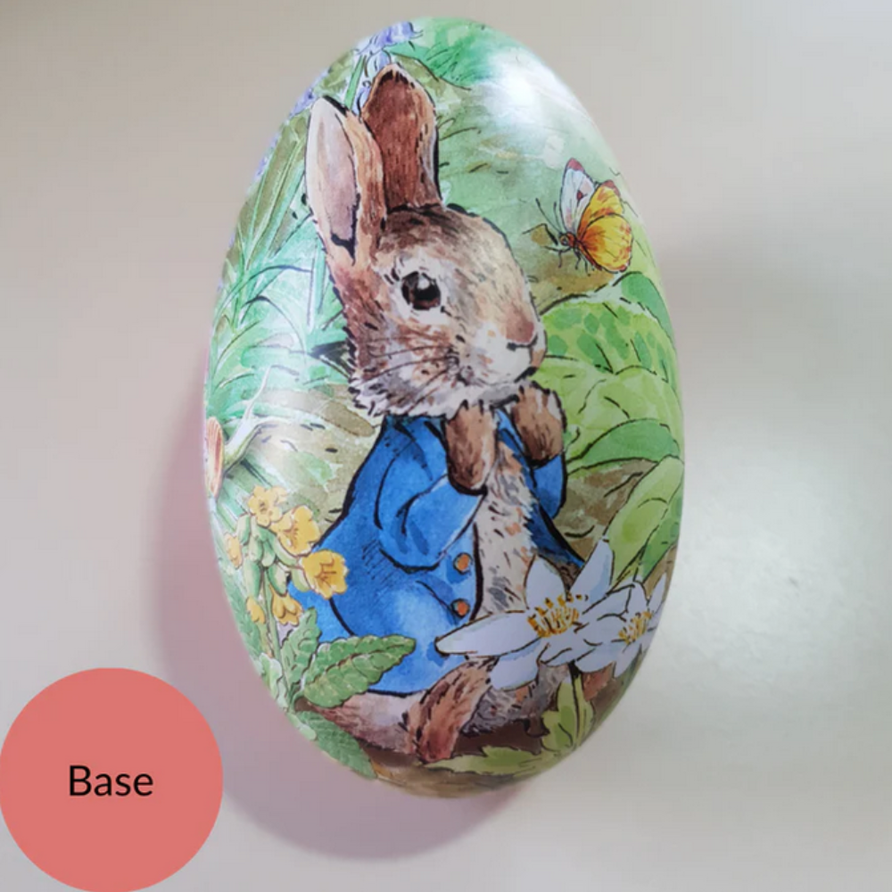 Tinco Peter Rabbit Egg Shape Tin Orange | Merchants Homewares