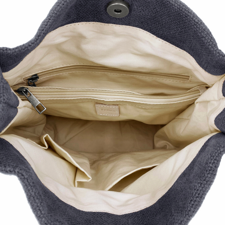 Trifine Long Handle Bag Navy | Merchants Homewares 