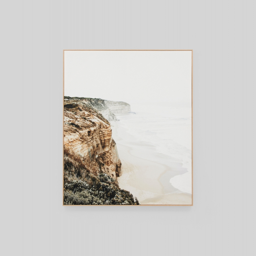 Warranbrooke Misty Shoreline Framed Canvas | Merchants Homewares