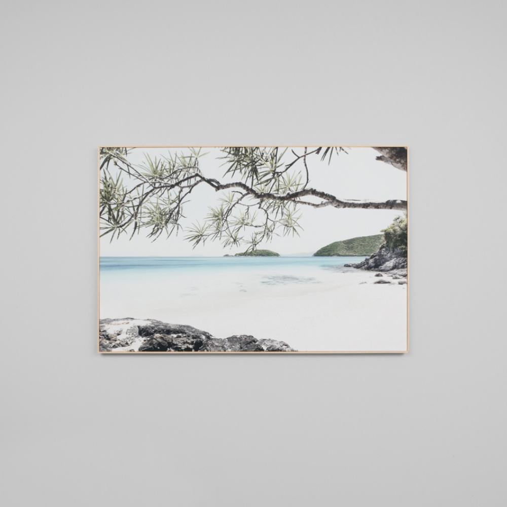 Warranbrooke Shaded Paradise Framed Canvas | Merchants Homewares