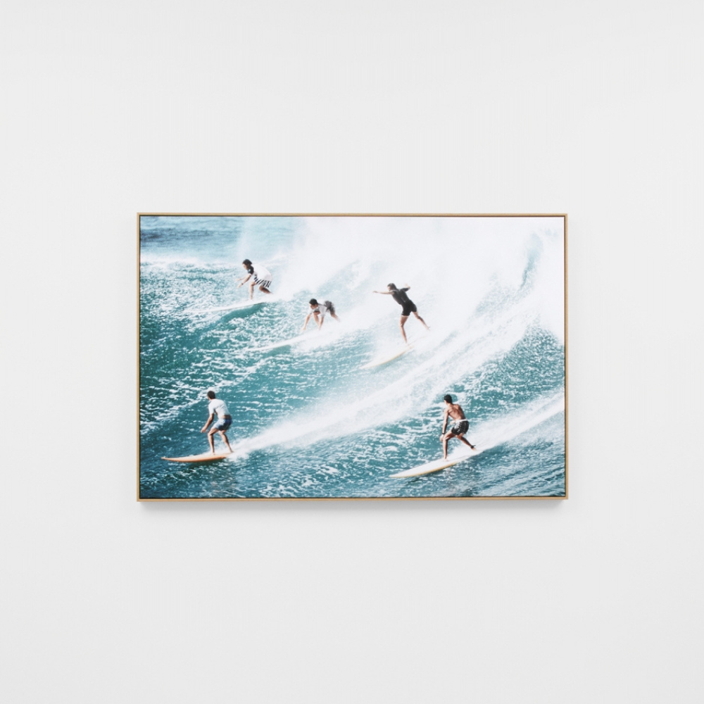 Warranbrooke Surf's Up Framed Canvas | Merchants Homewares