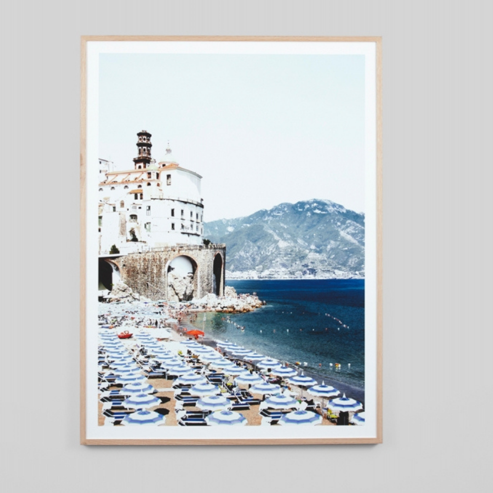 Warrenbrooke  Amalfi Beach Framed  | Merchants Homewares