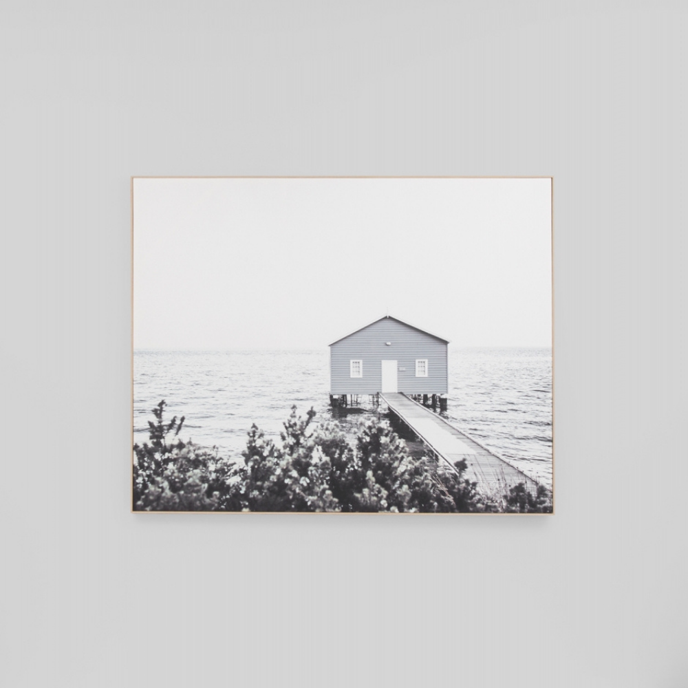 Warrenbrooke  Winter Boathouse Canvas  | Merchants Homewares